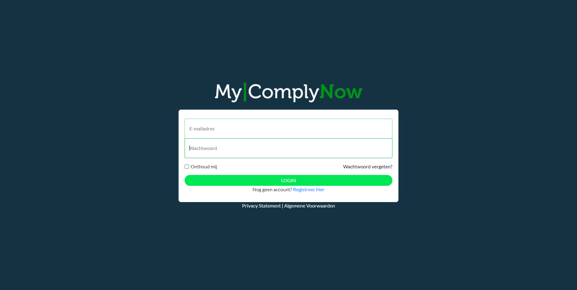 MyComplyNow Login
